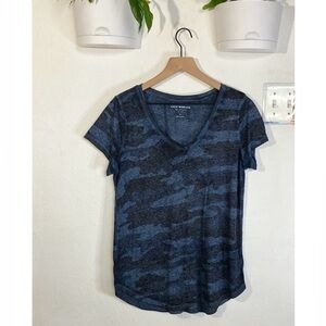 Lucky Brand Blue Camo T Shirt